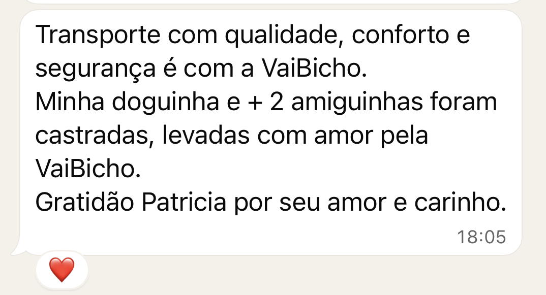 Avaliação de Ba via WhatsApp